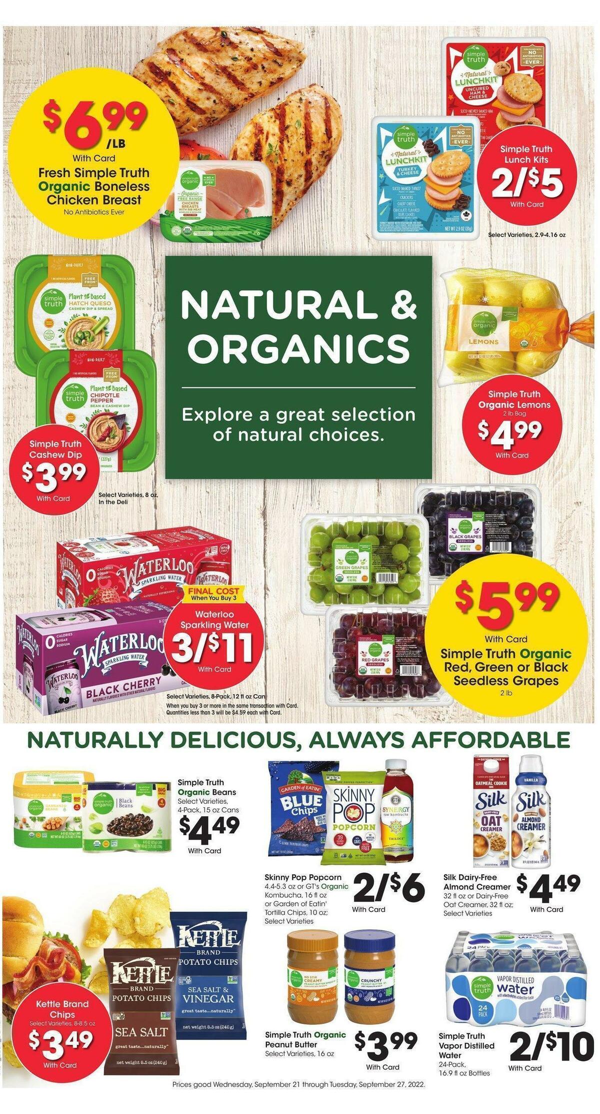 Kroger Weekly Ad from September 21