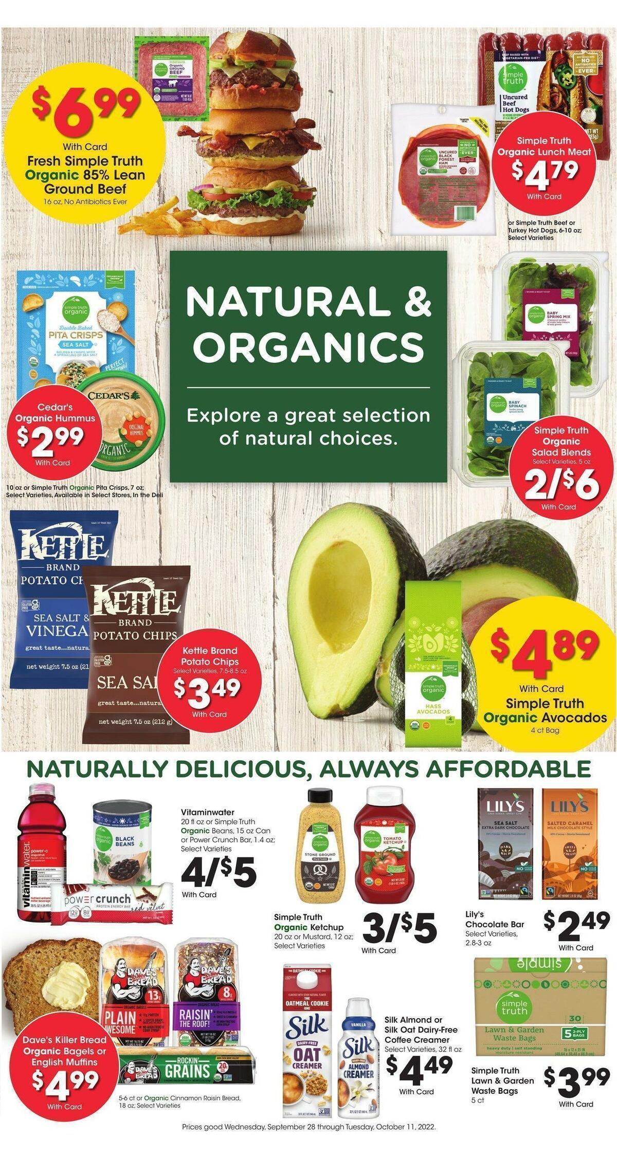 Kroger Weekly Ad from September 28