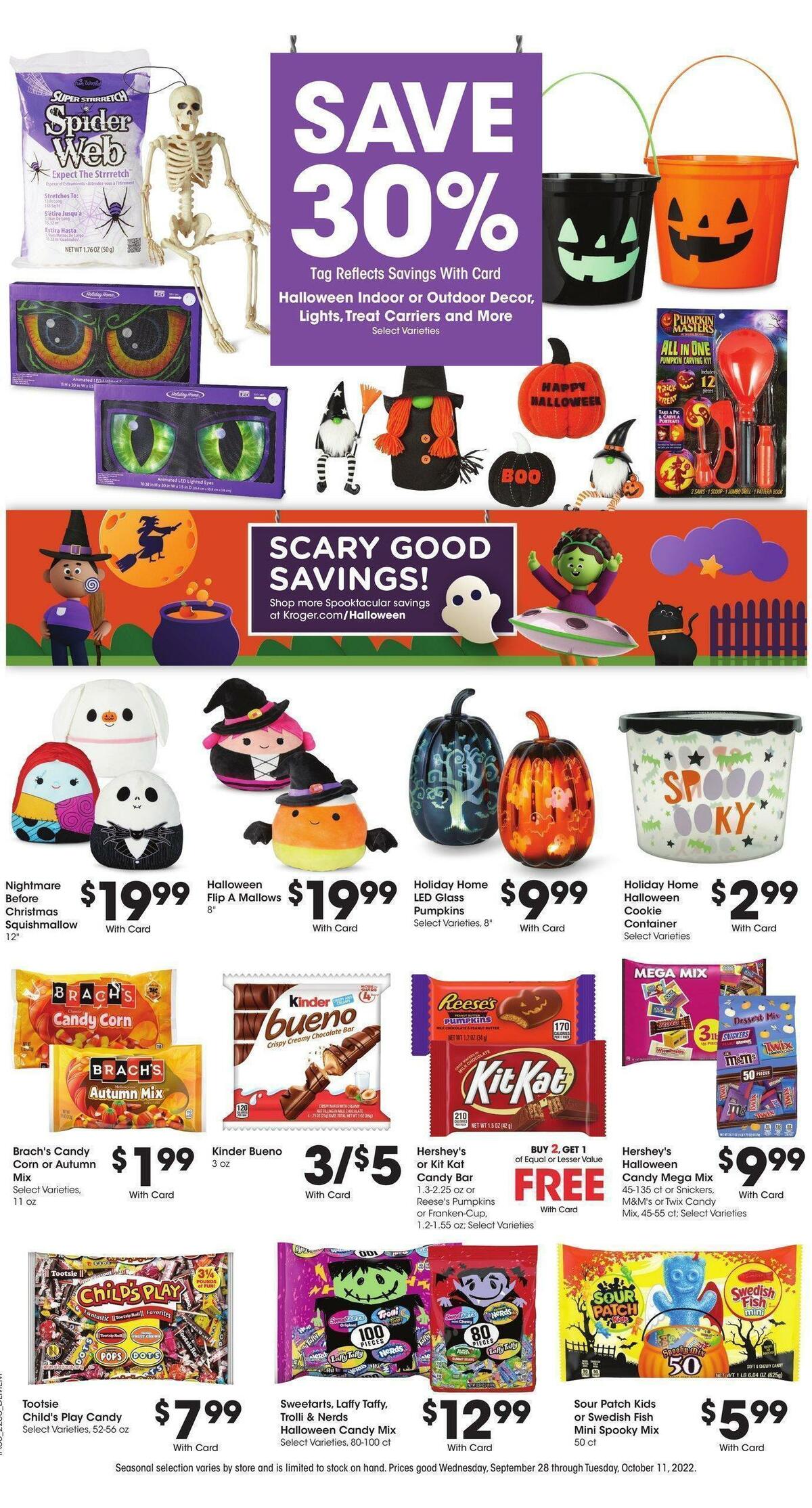 Kroger Weekly Ad from September 28
