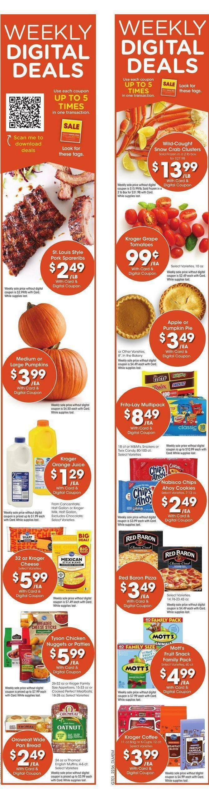 Kroger Weekly Ad from October 5