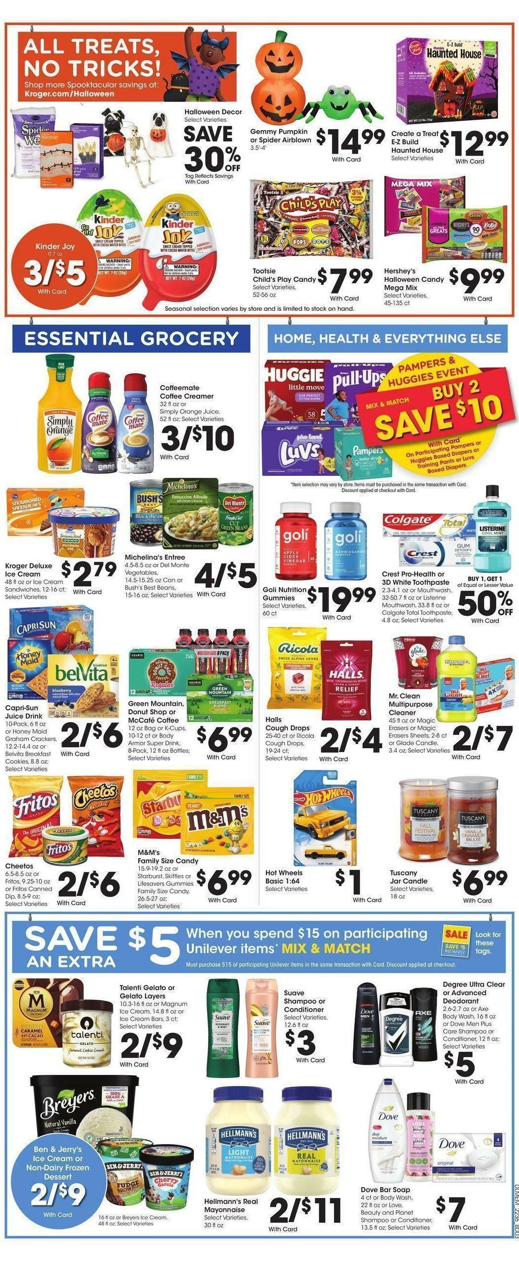 Kroger Weekly Ad from October 5