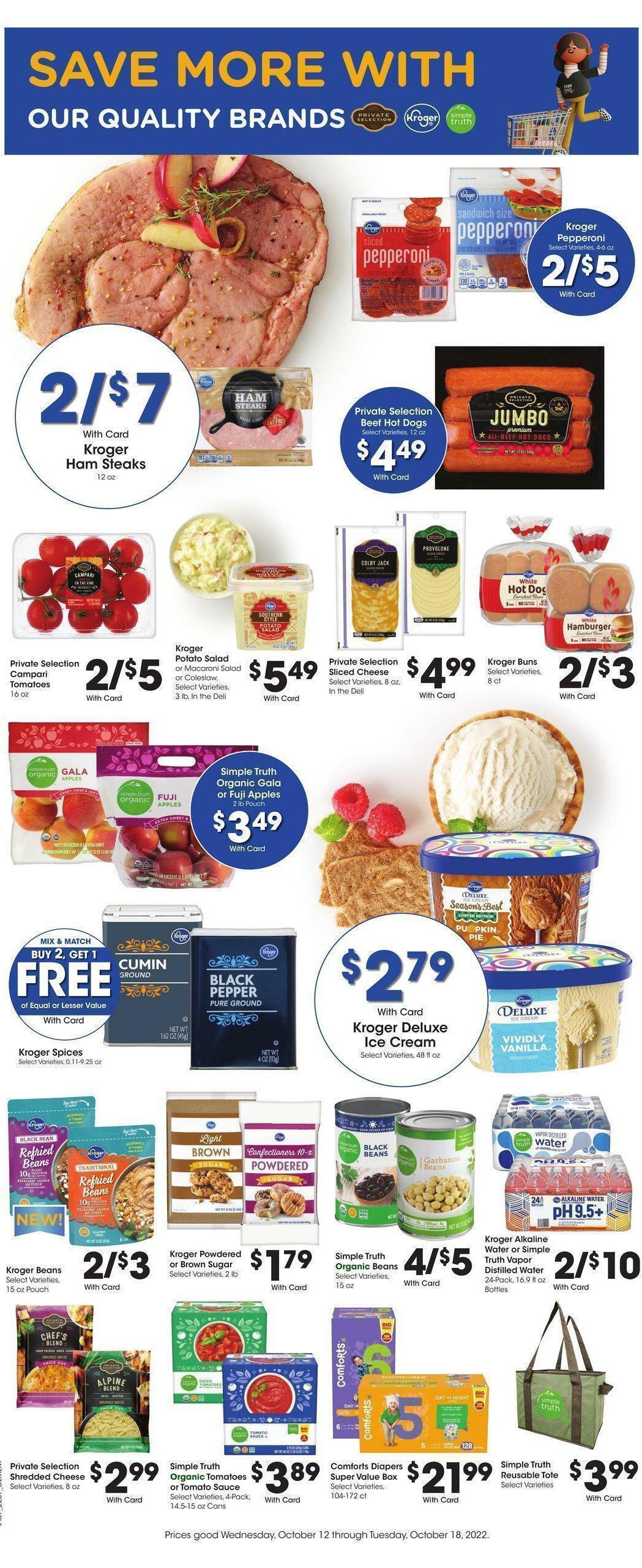 Kroger Weekly Ad from October 12