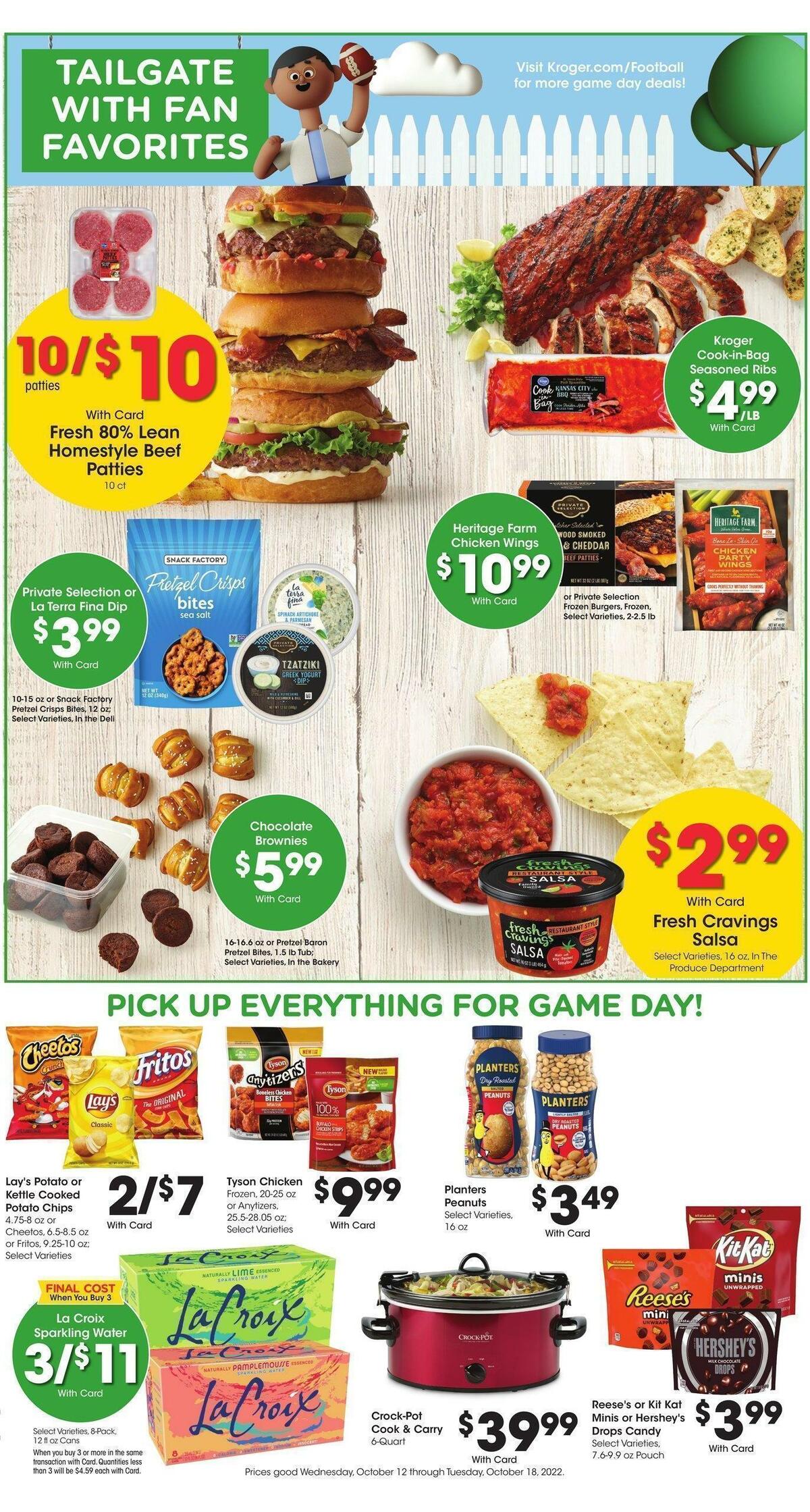 Kroger Weekly Ad from October 12