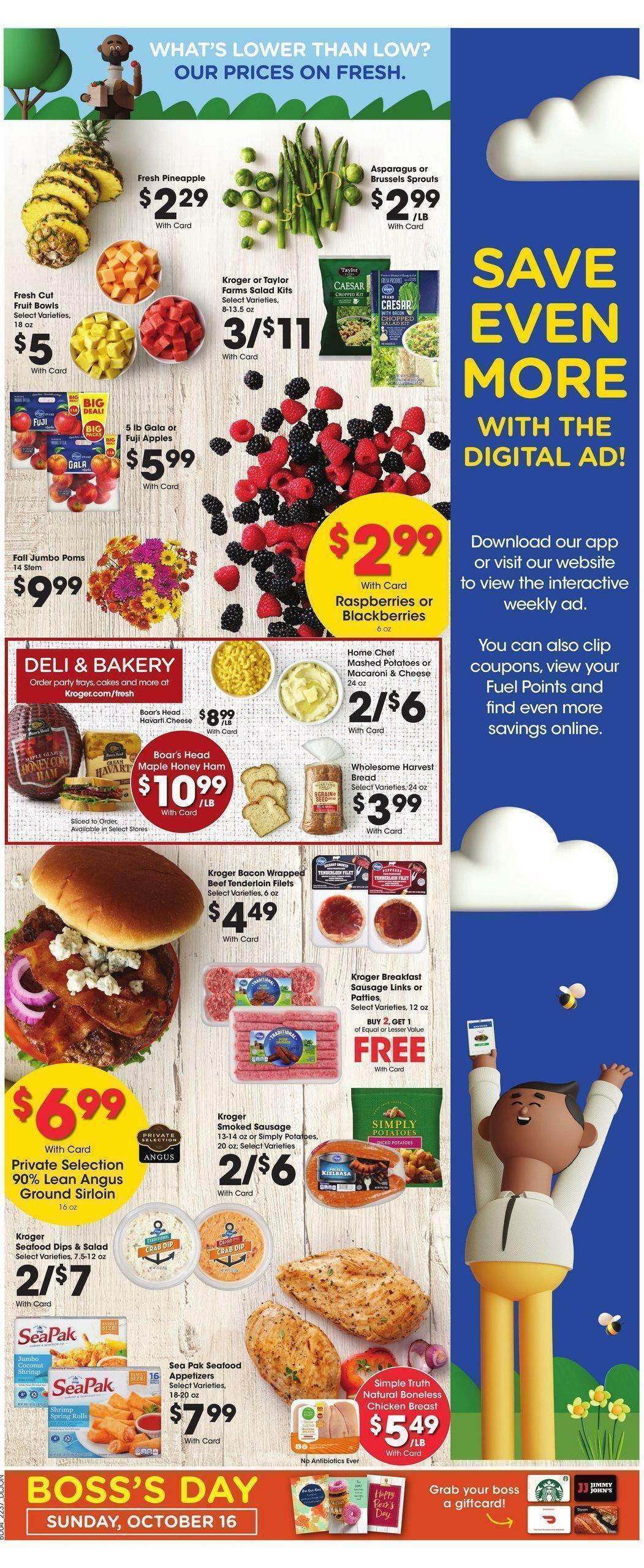 Kroger Weekly Ad from October 12