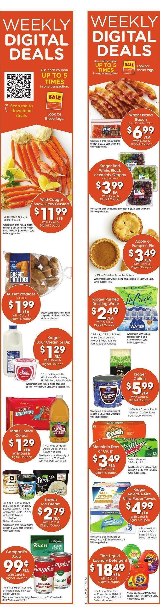 Kroger Weekly Ad from October 19