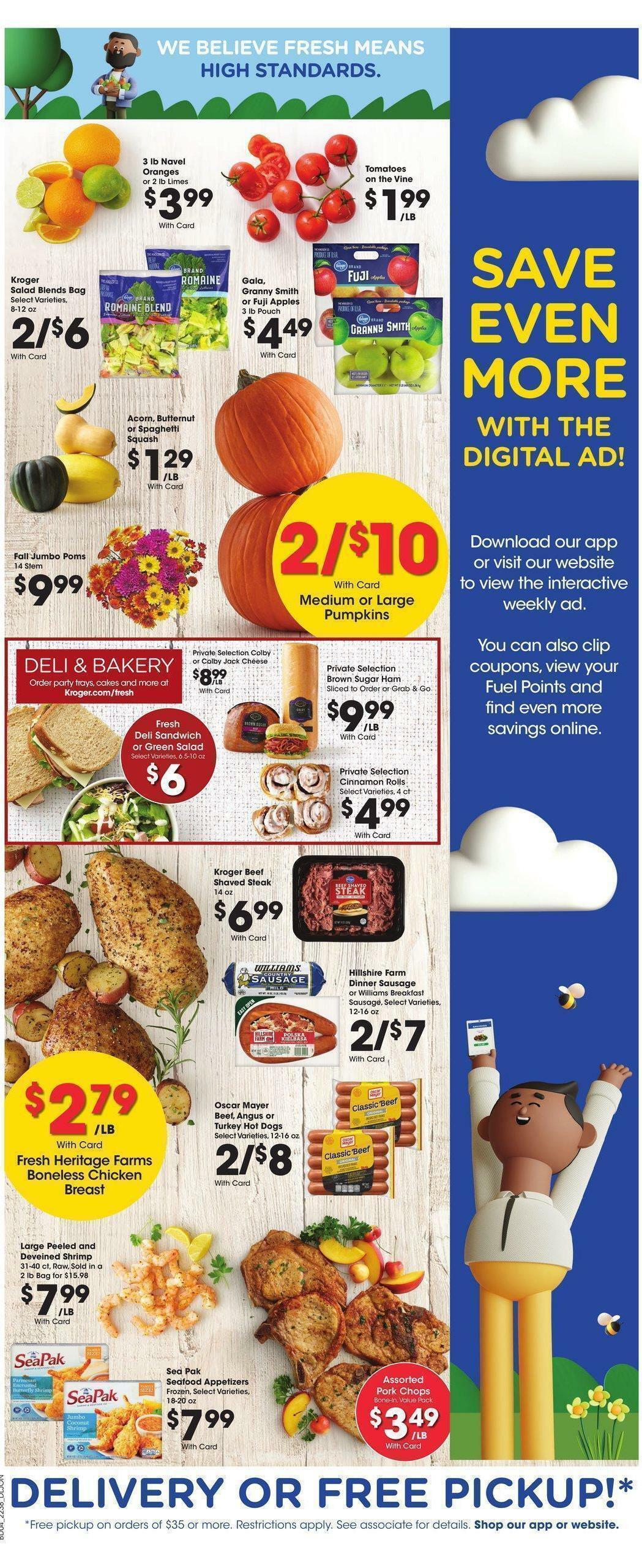 Kroger Weekly Ad from October 19