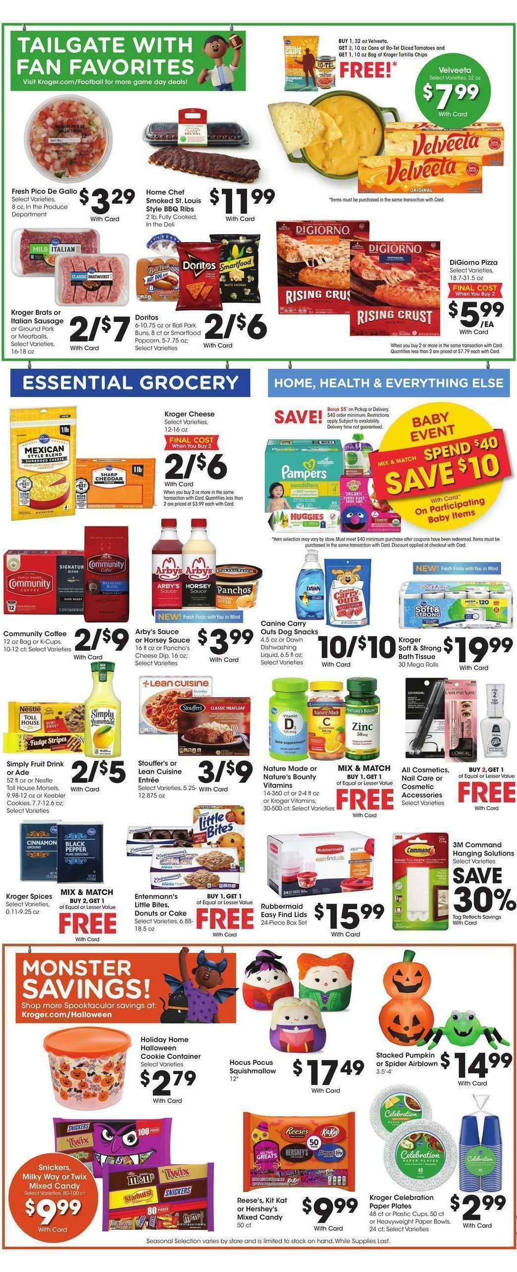 Kroger Weekly Ad from October 19