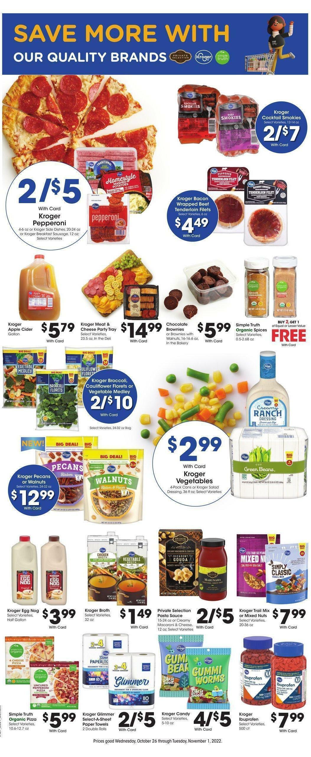Kroger Weekly Ad from October 26