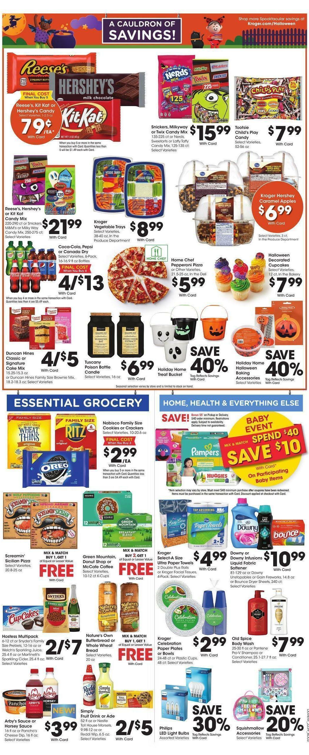 Kroger Weekly Ad from October 26