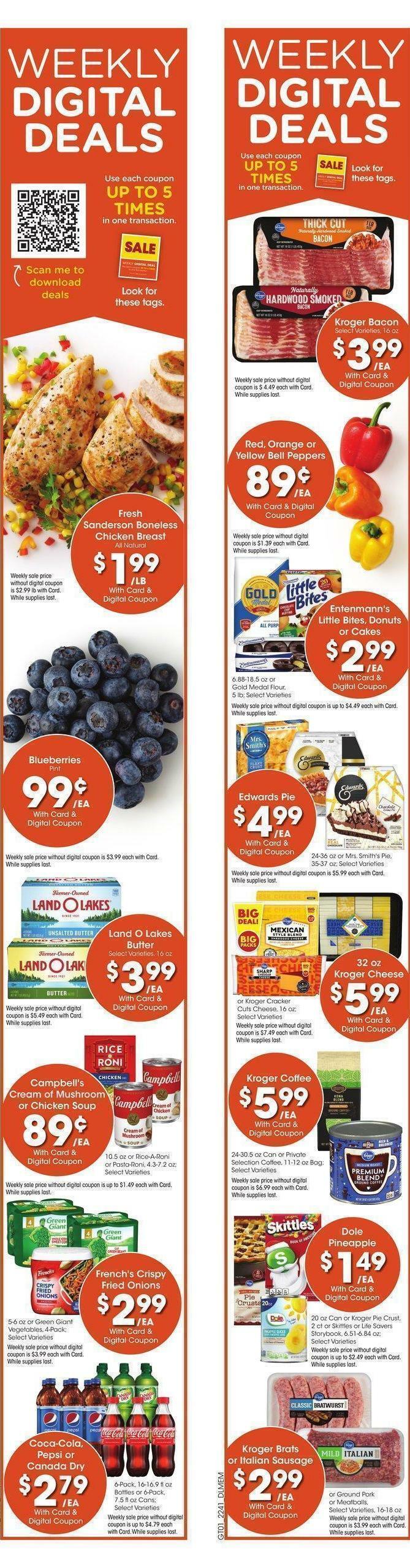 Kroger Weekly Ad from November 9