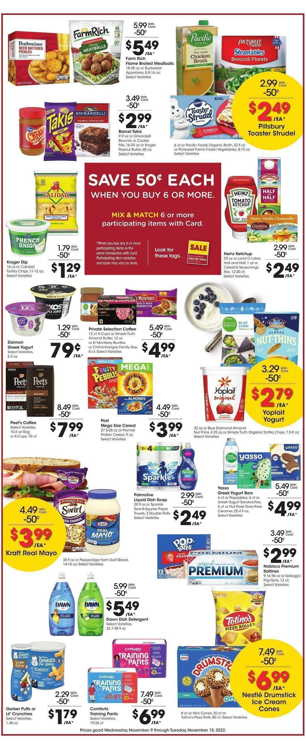Kroger Weekly Ad from November 9