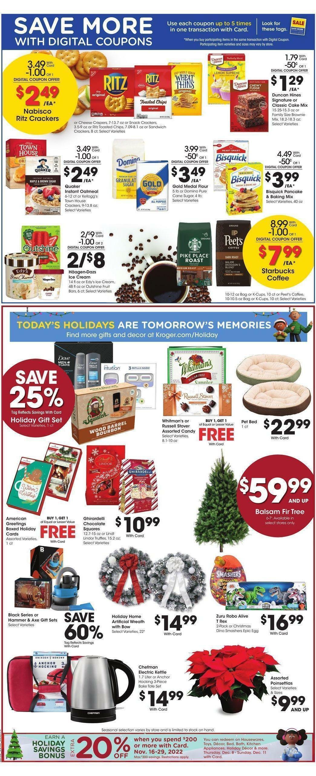 Kroger Weekly Ad from November 25