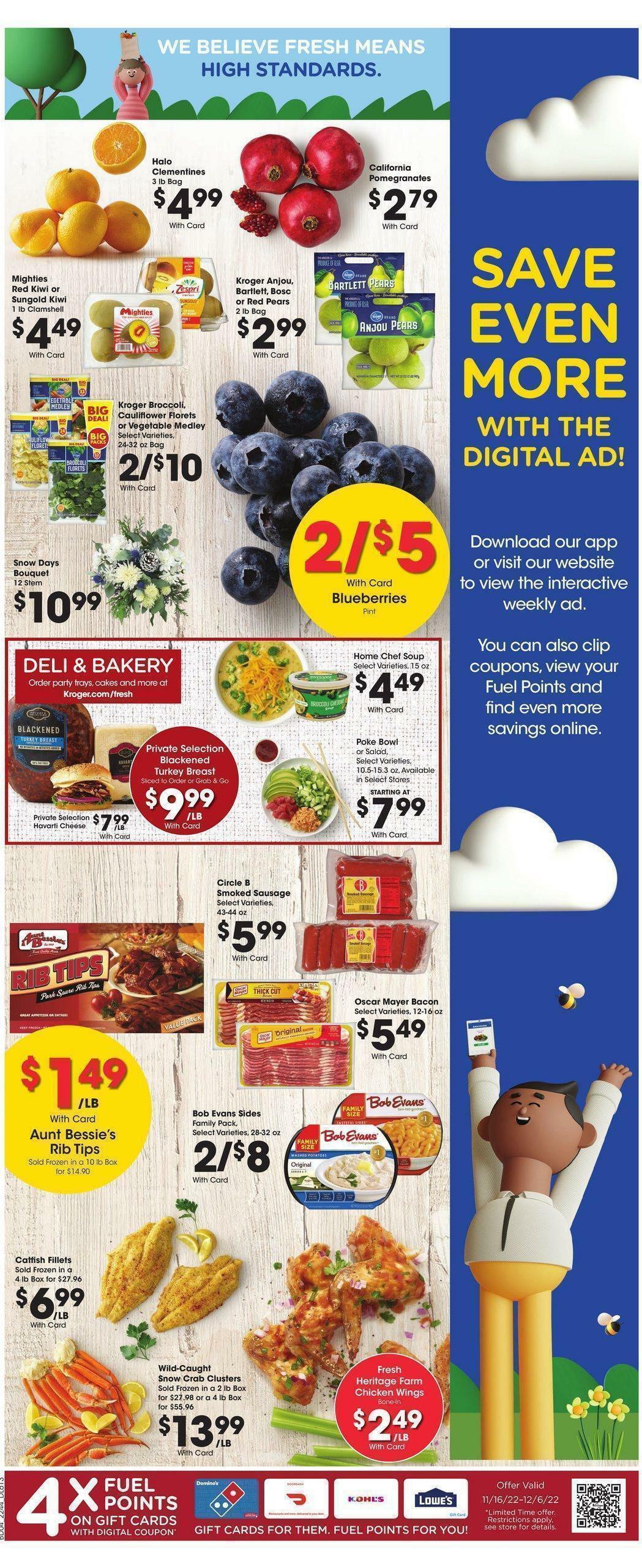 Kroger Weekly Ad from November 30