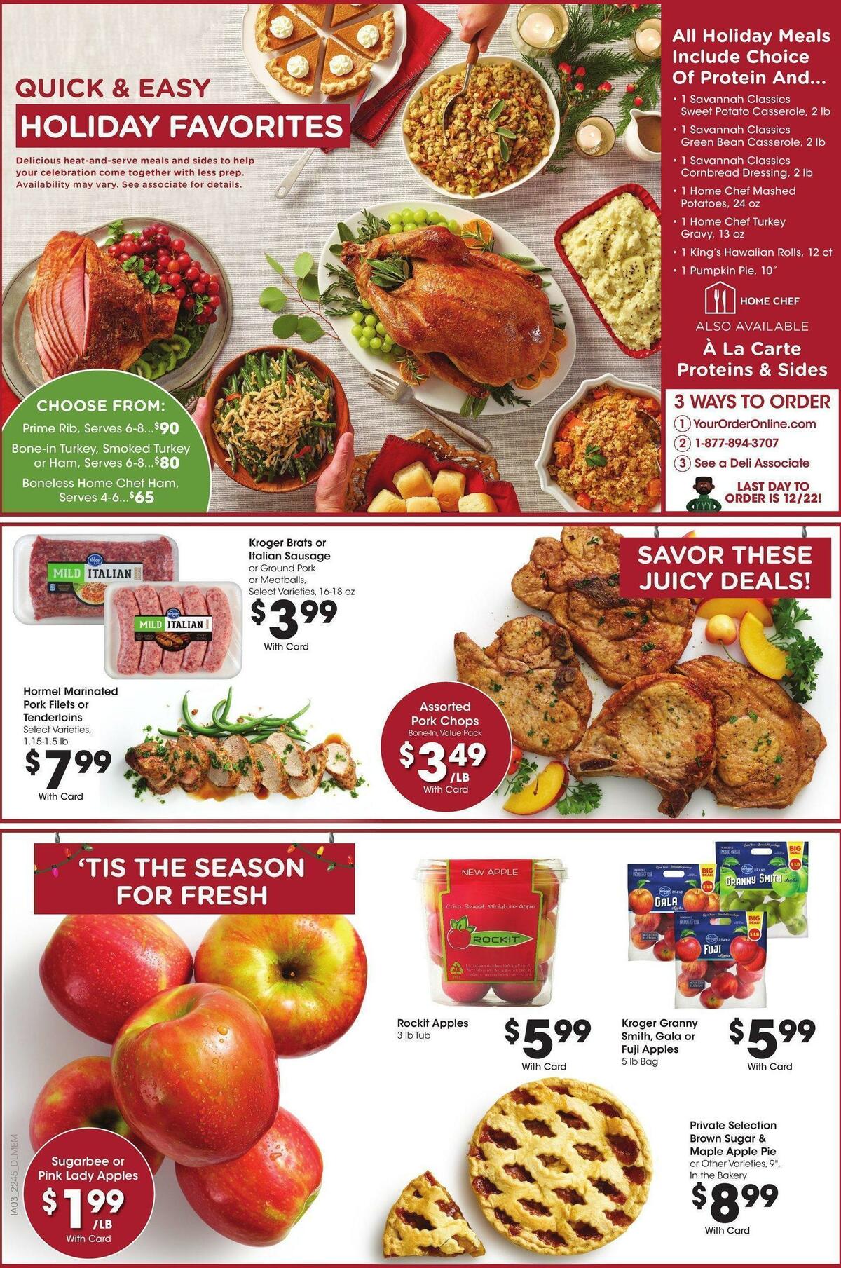 Kroger Weekly Ad from December 7