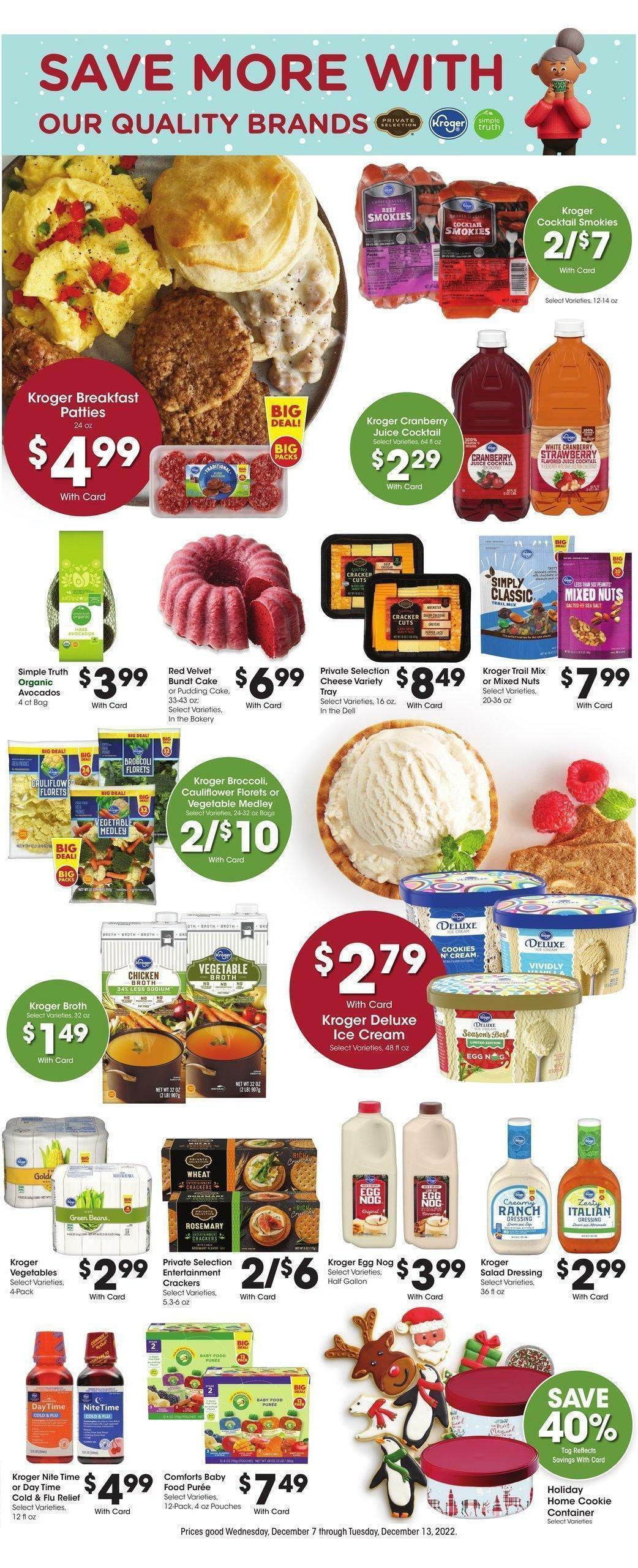 Kroger Weekly Ad from December 7