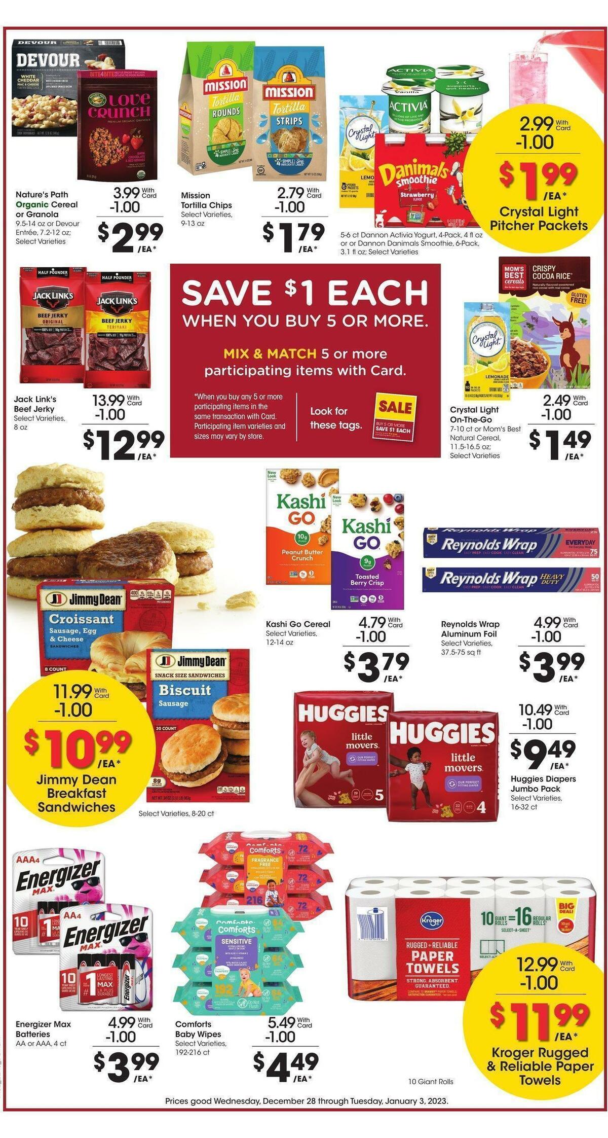 Kroger Weekly Ad from December 28