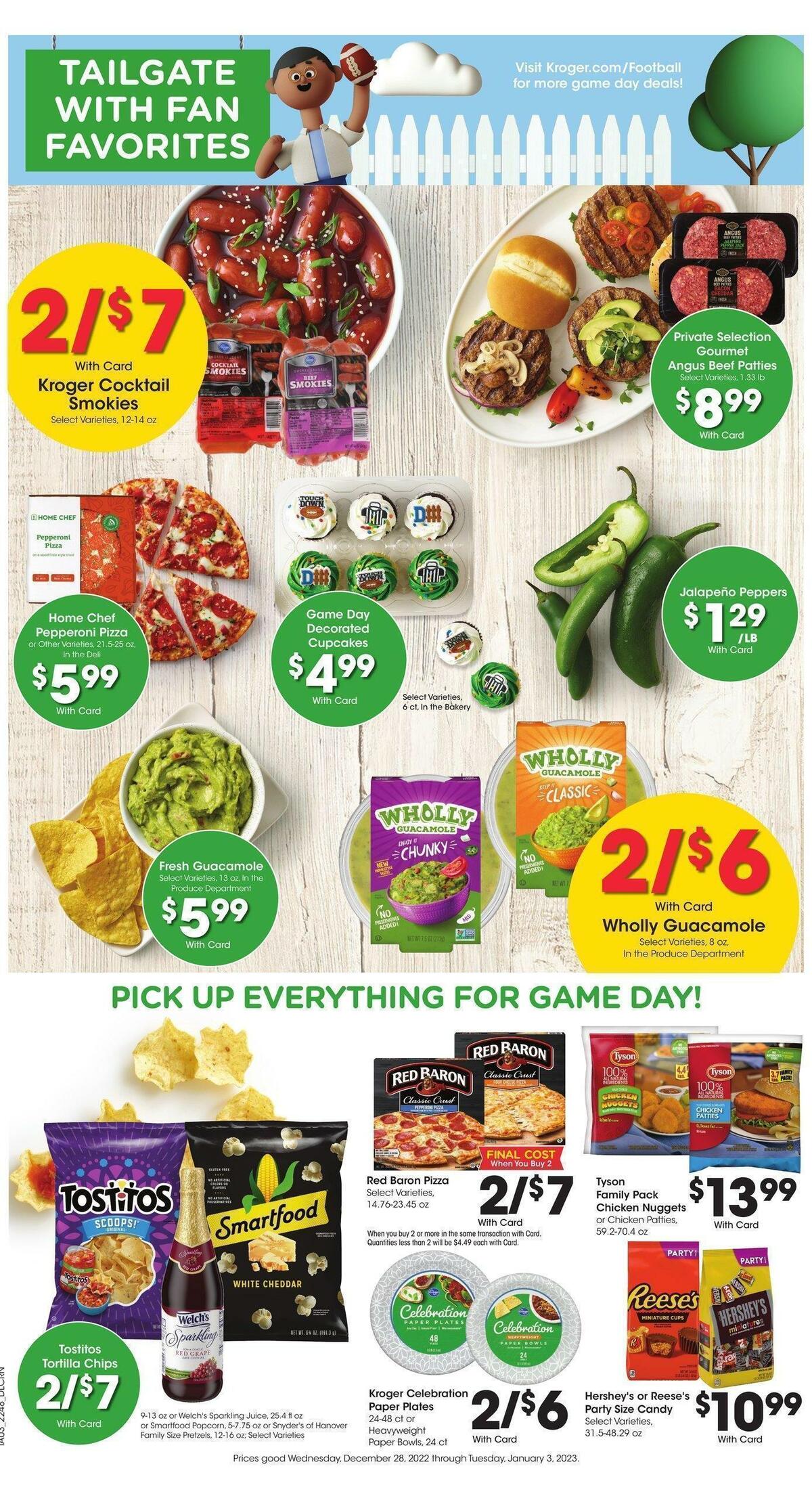 Kroger Weekly Ad from December 28