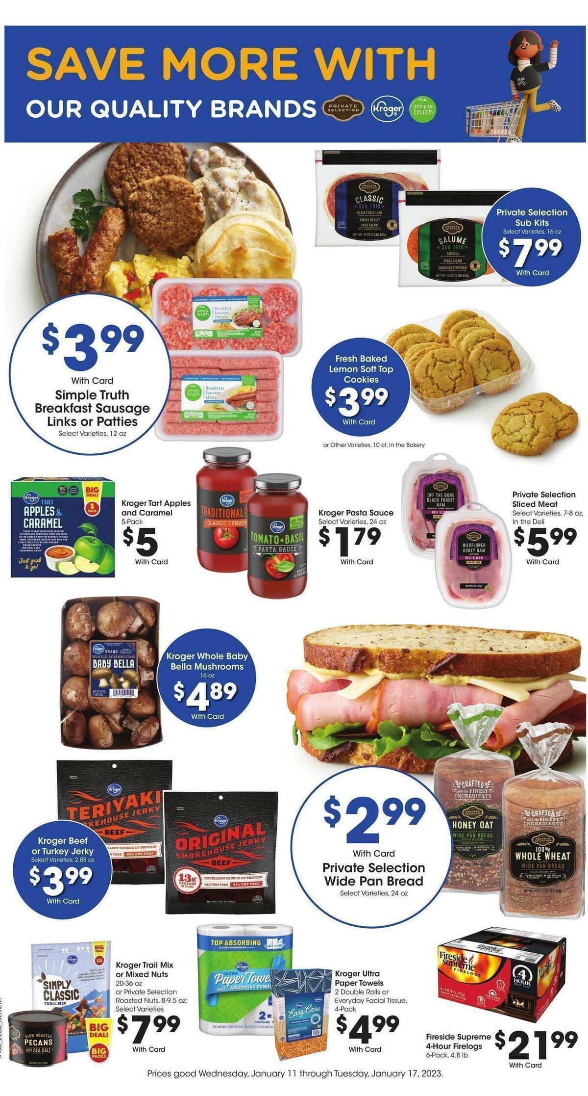 Kroger Weekly Ad from January 11