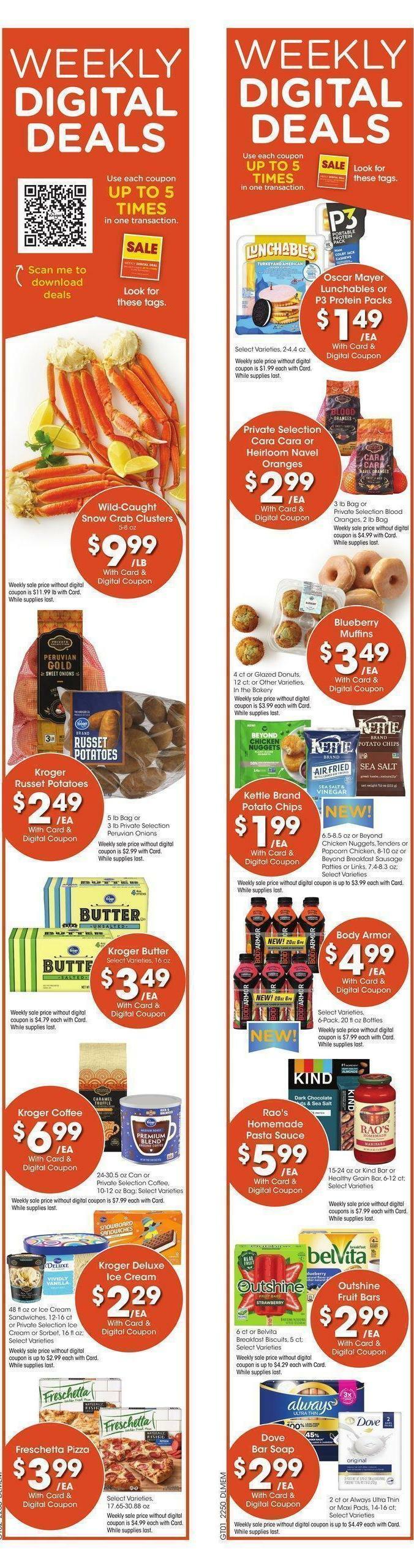 Kroger Weekly Ad from January 11