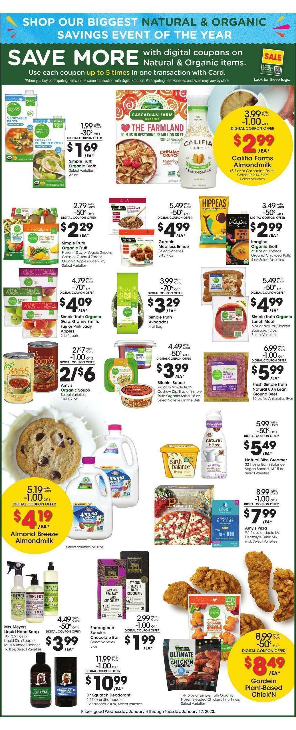 Kroger Weekly Ad from January 11