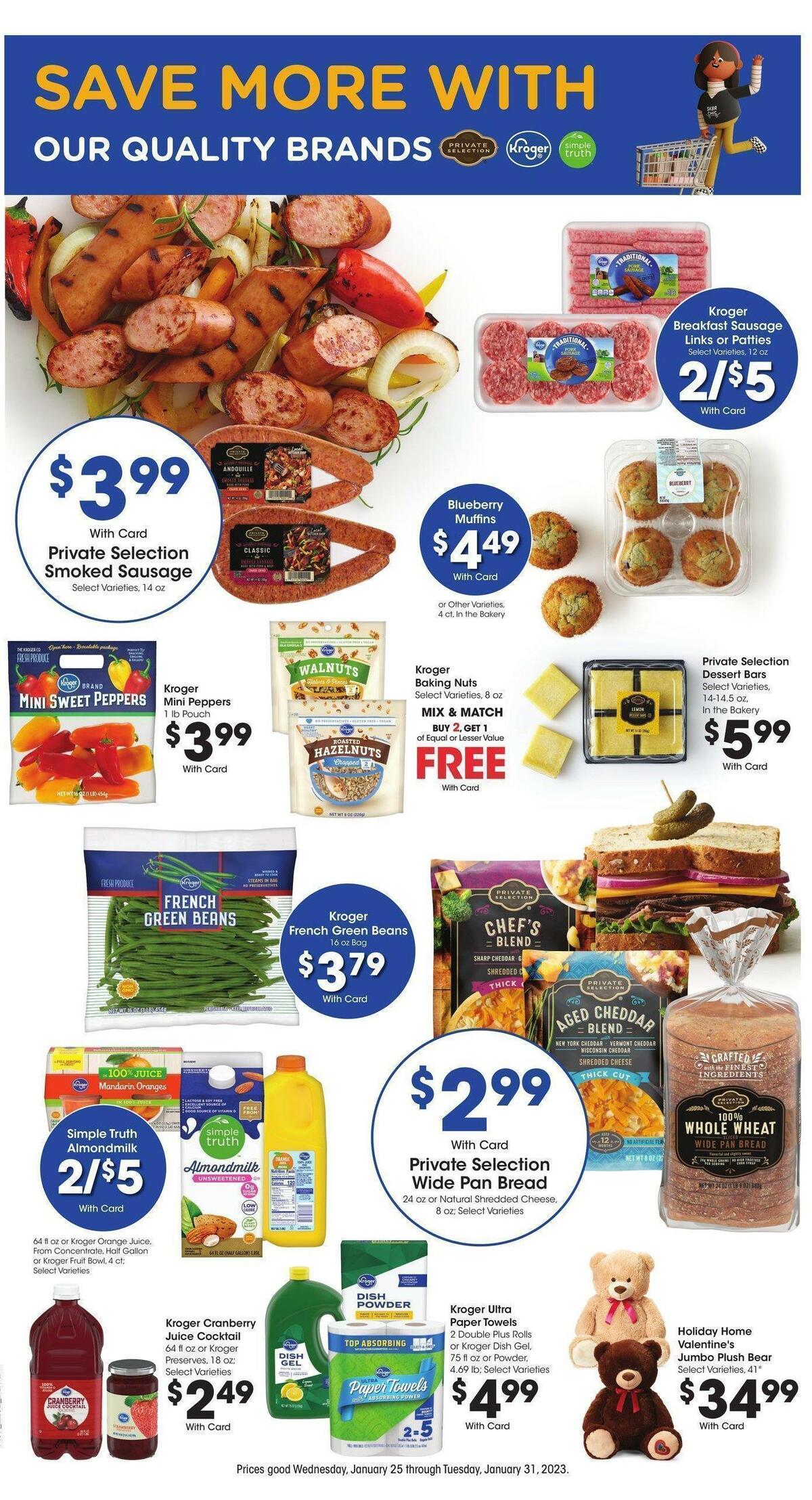 Kroger Weekly Ad from January 25