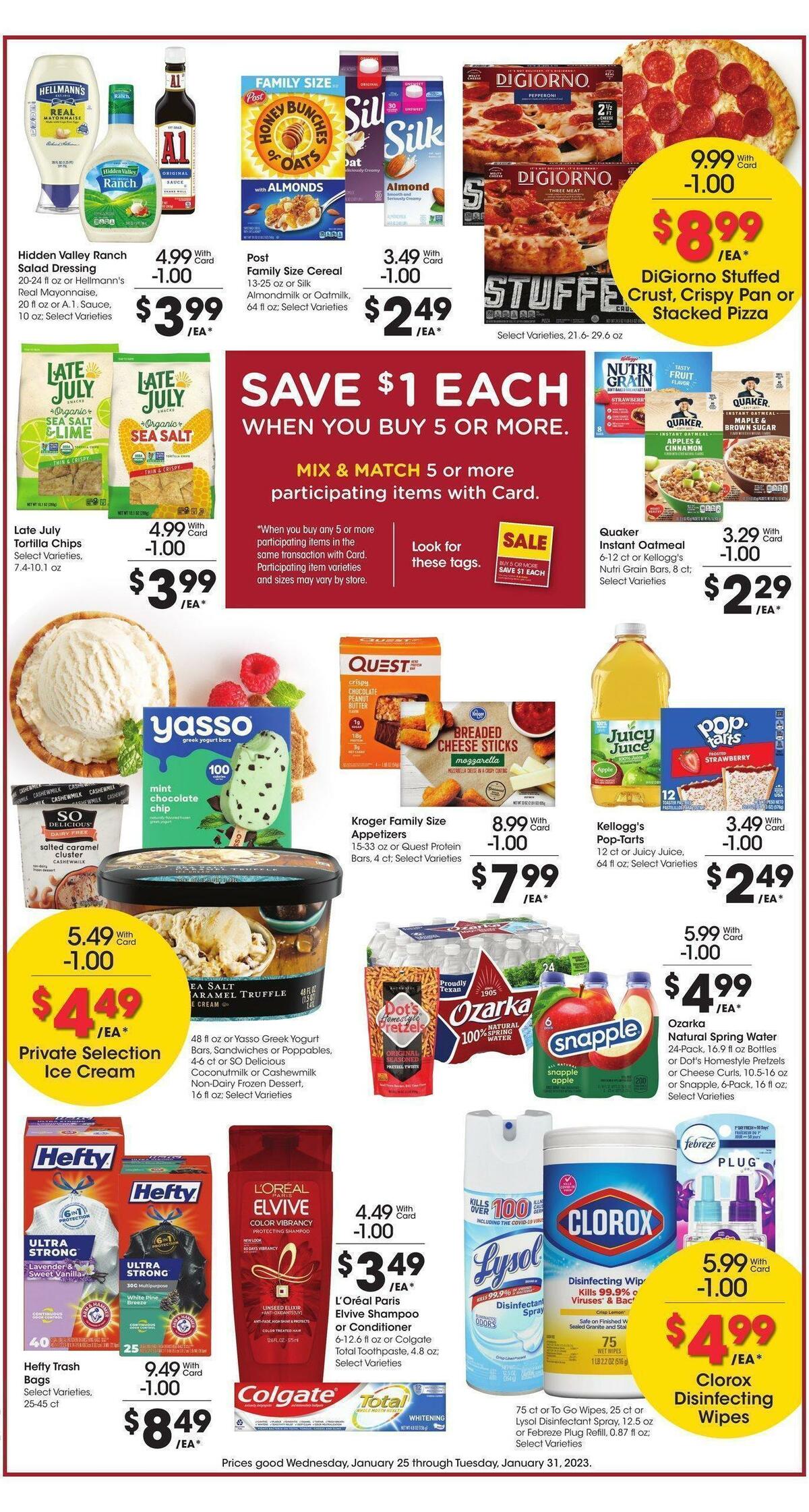 Kroger Weekly Ad from January 25