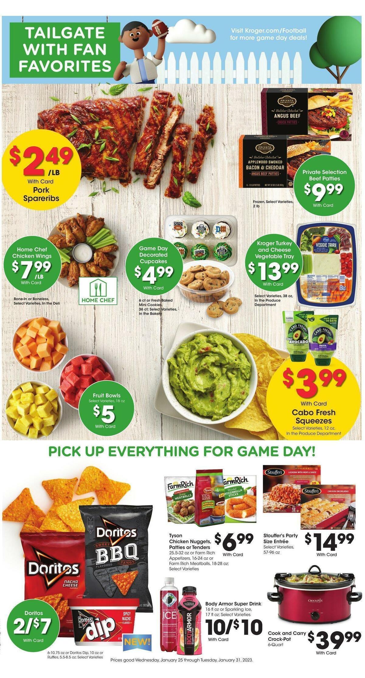 Kroger Weekly Ad from January 25