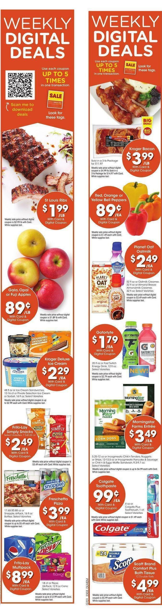 Kroger Weekly Ad from February 15