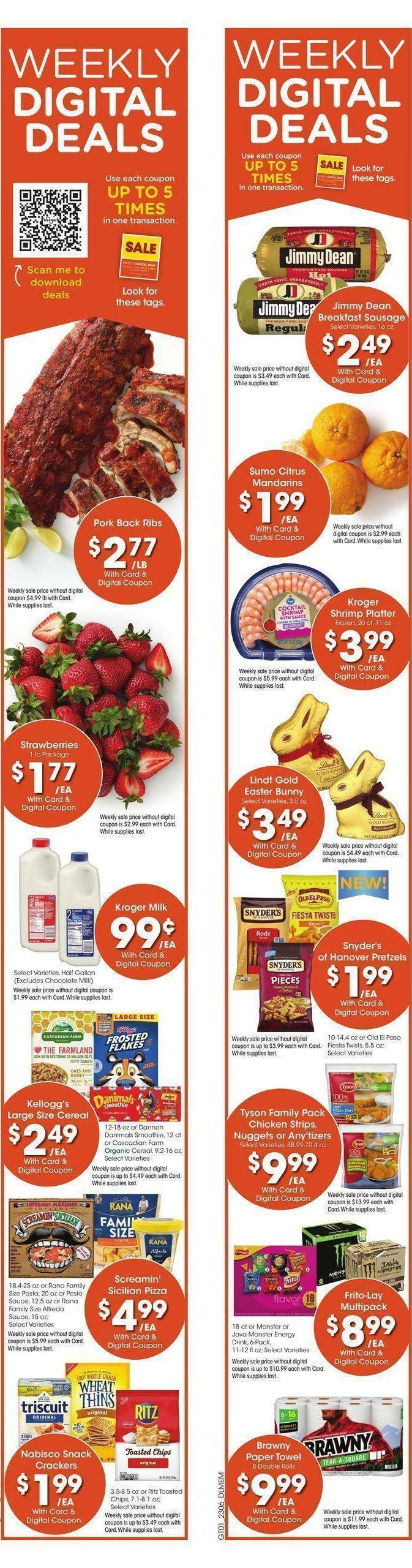 Kroger Weekly Ad from March 8