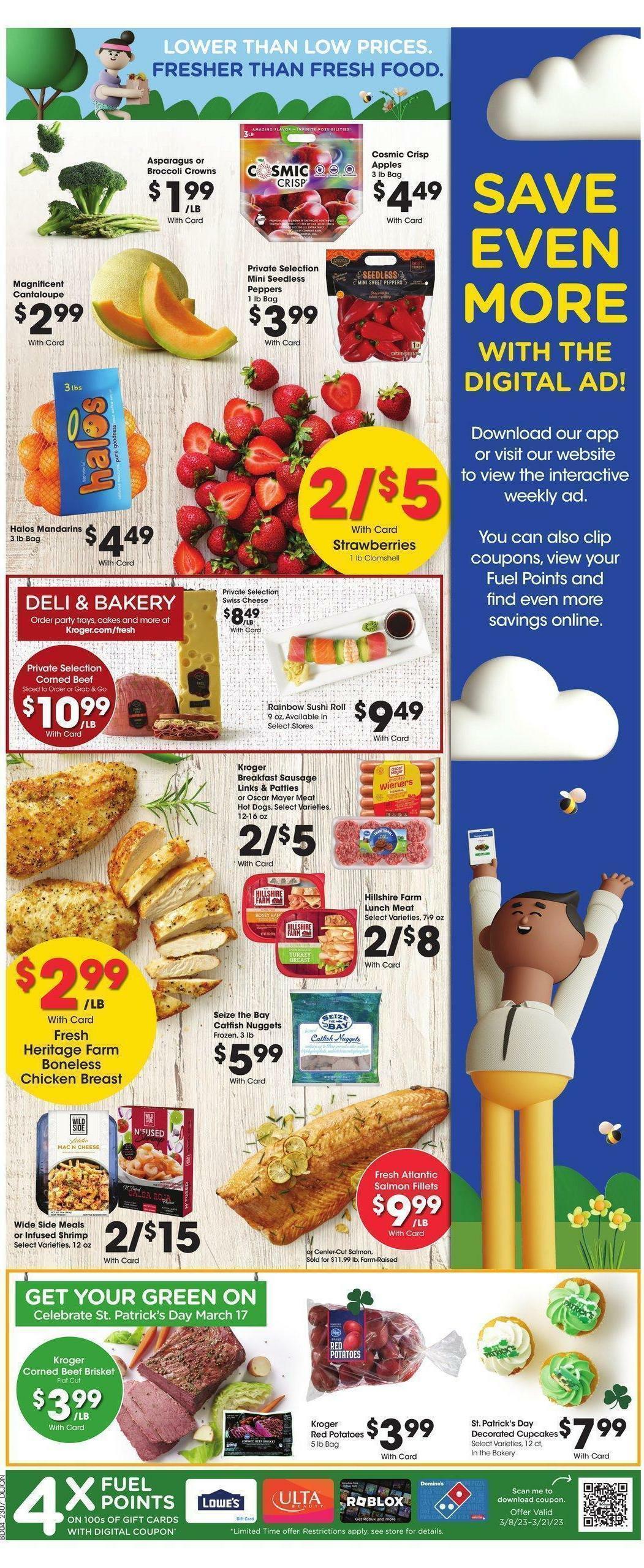 Kroger Weekly Ad from March 15