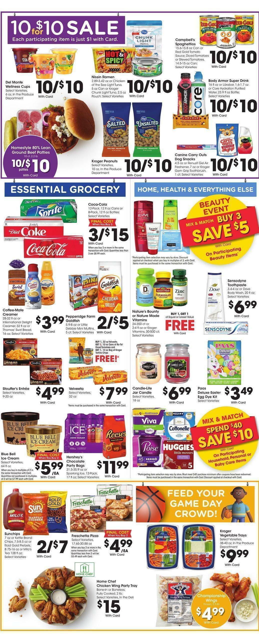 Kroger Weekly Ad from March 22