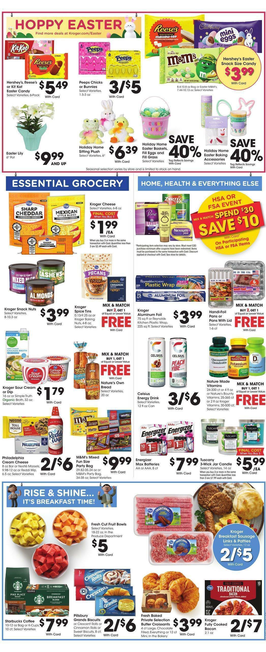 Kroger Weekly Ad from March 29