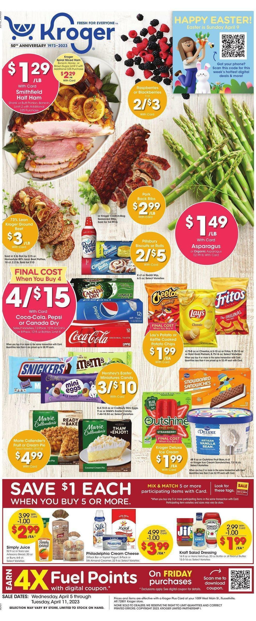 Kroger Weekly Ad from April 5
