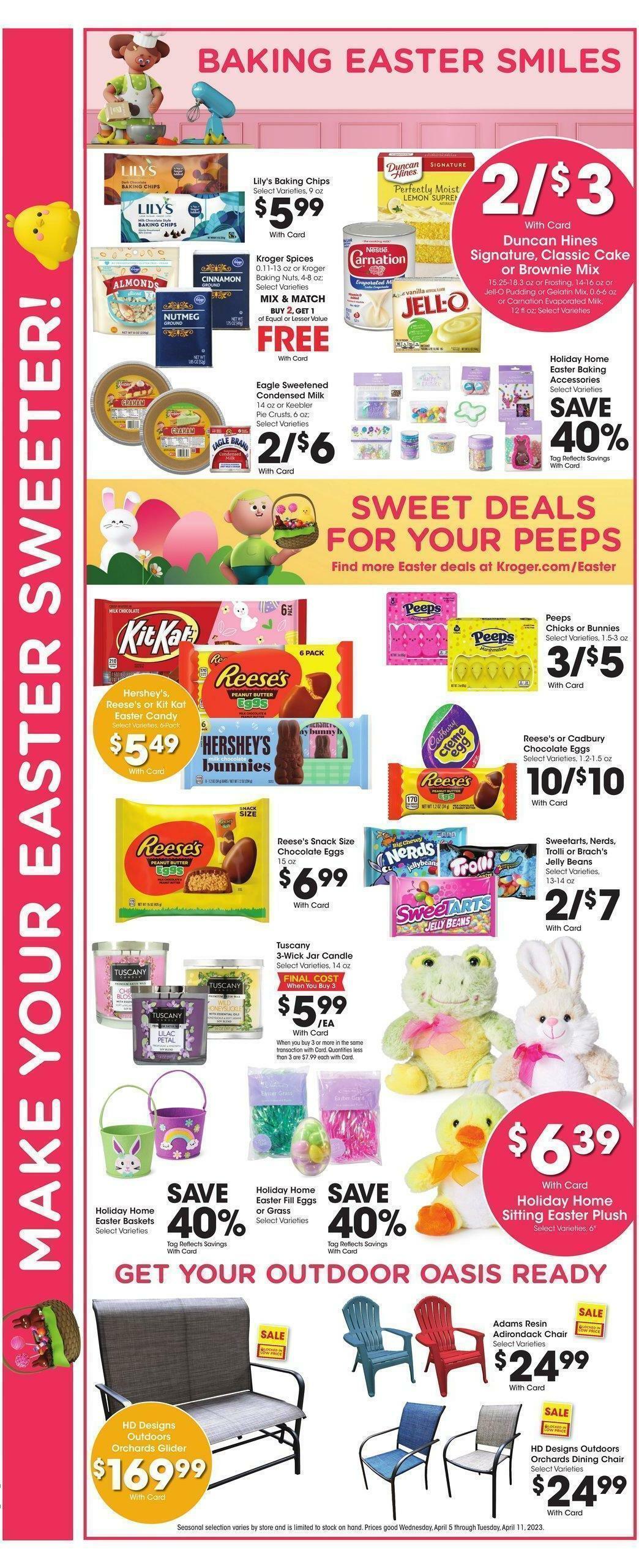 Kroger Weekly Ad from April 5