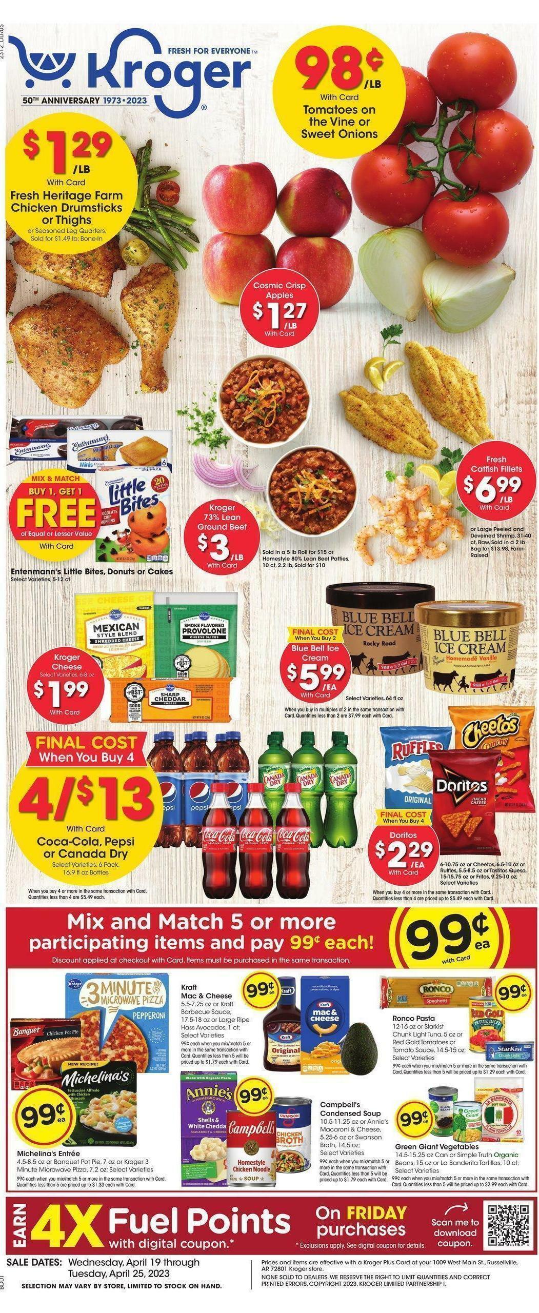 Kroger Weekly Ad from April 19