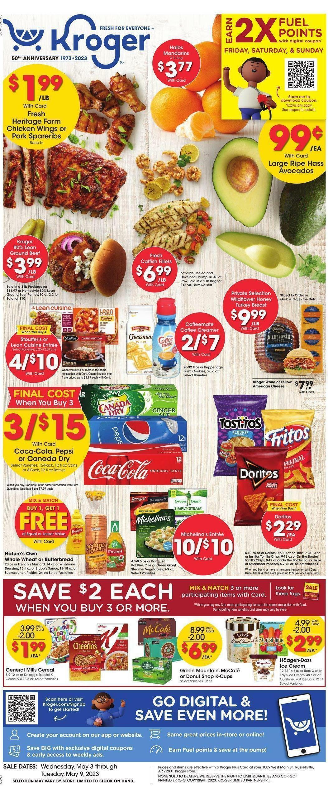 Kroger Weekly Ad from May 3