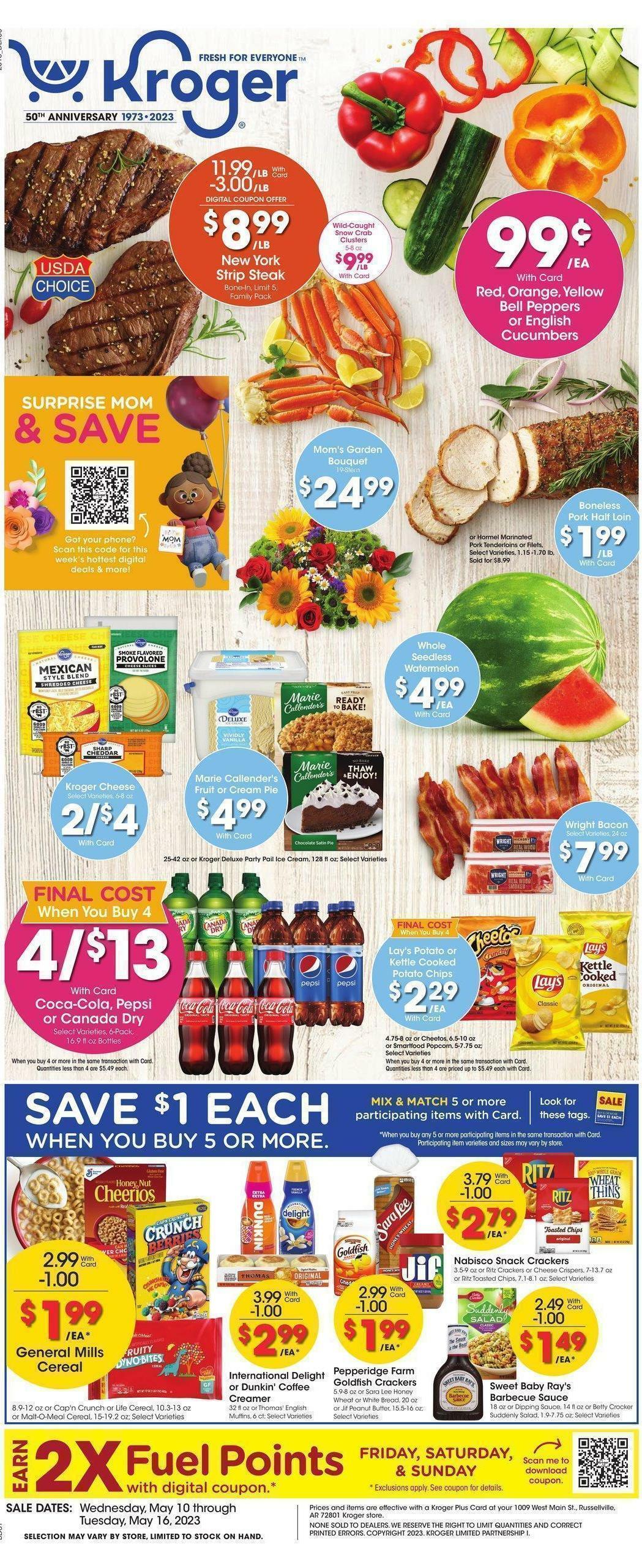 Kroger Weekly Ad from May 10