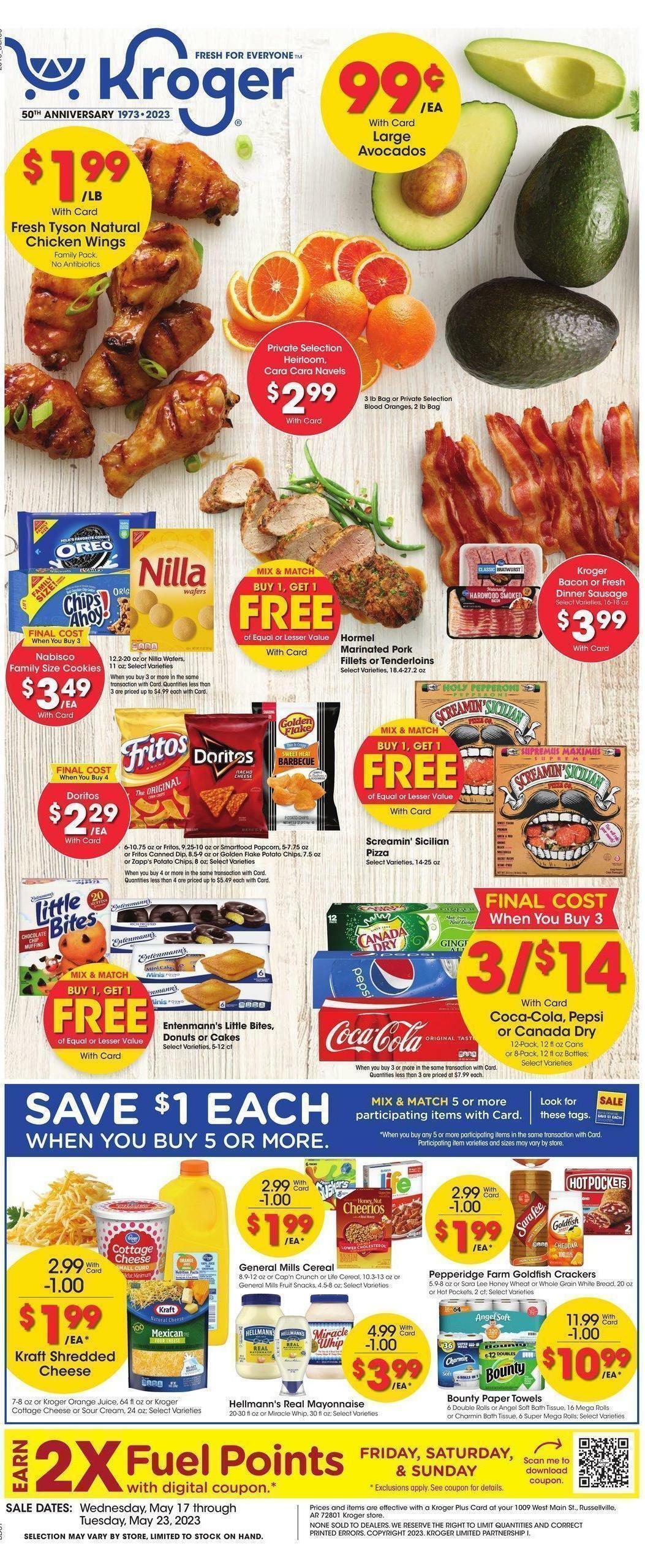 Kroger Weekly Ad from May 17