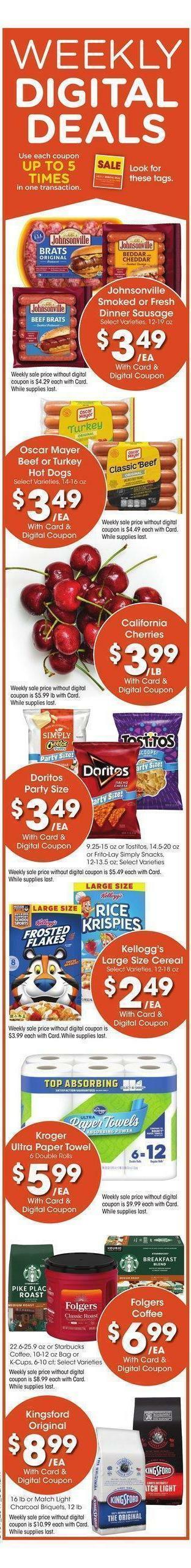 Kroger Weekly Ad from May 24