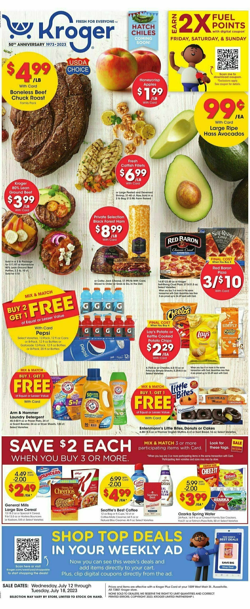 Kroger Weekly Ad from July 12