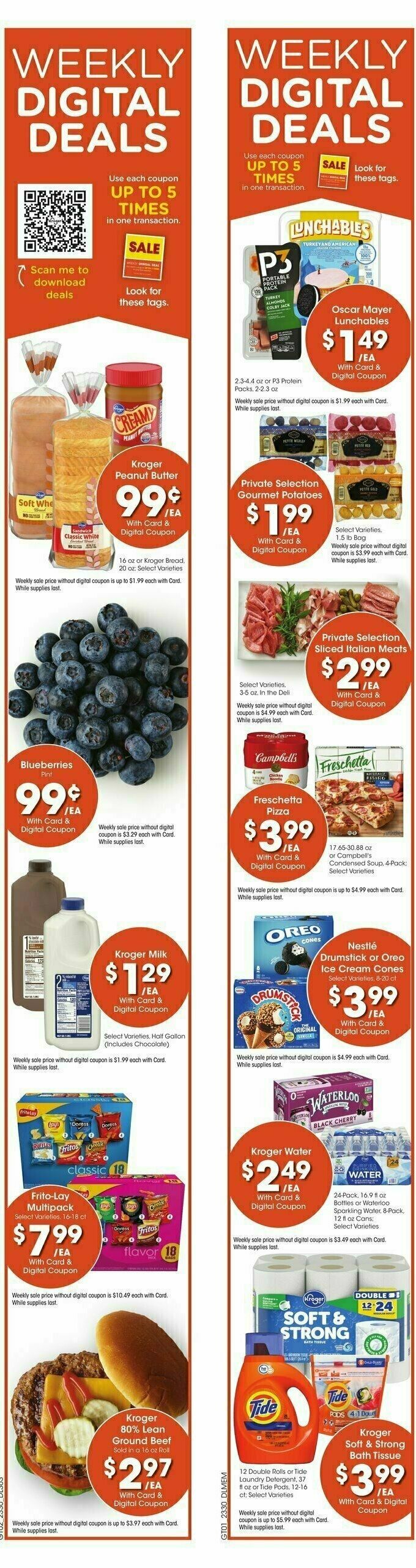 Kroger Weekly Ad from August 23
