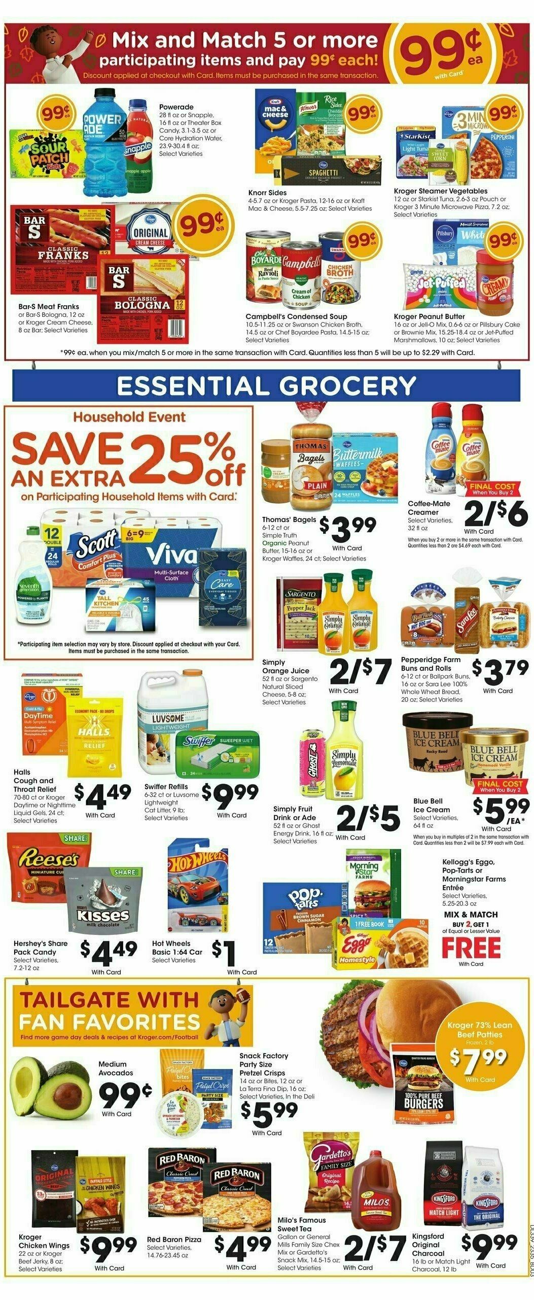 Kroger Weekly Ad from September 27