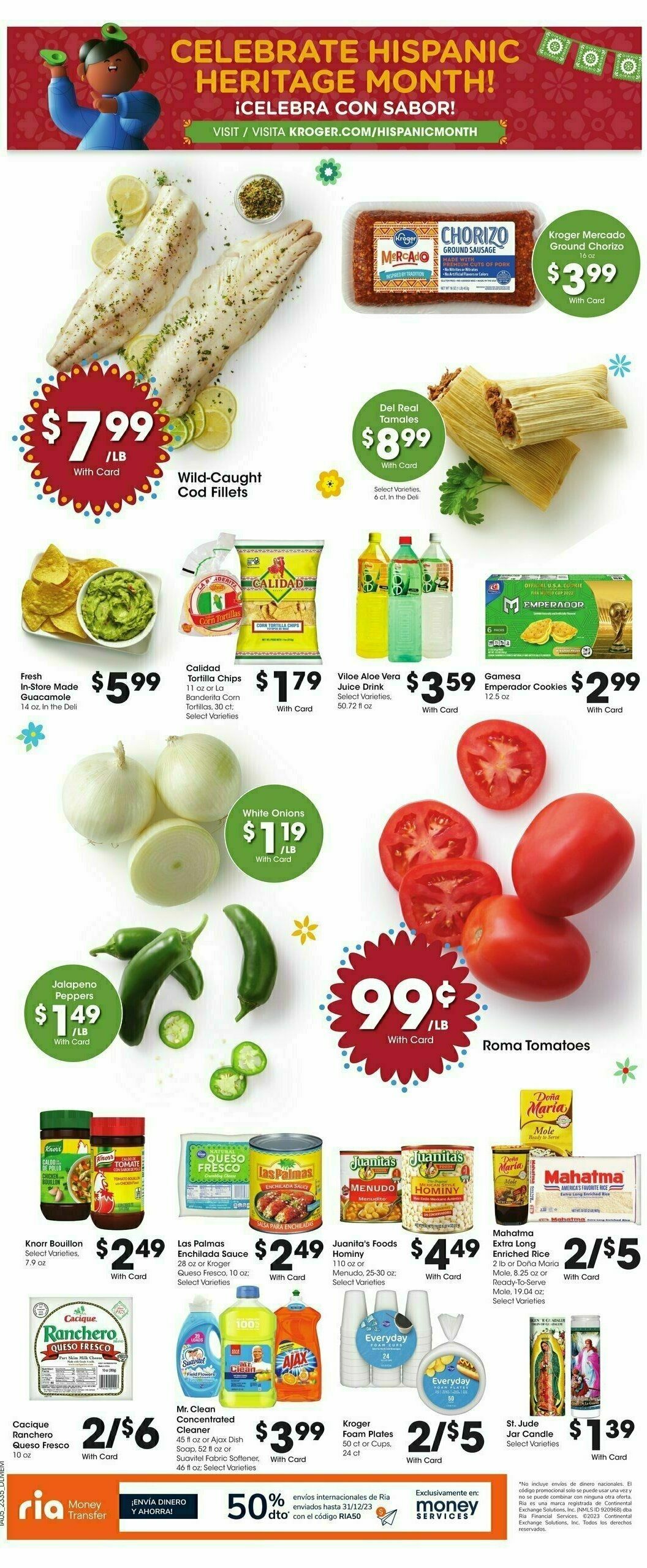Kroger Weekly Ad from September 27
