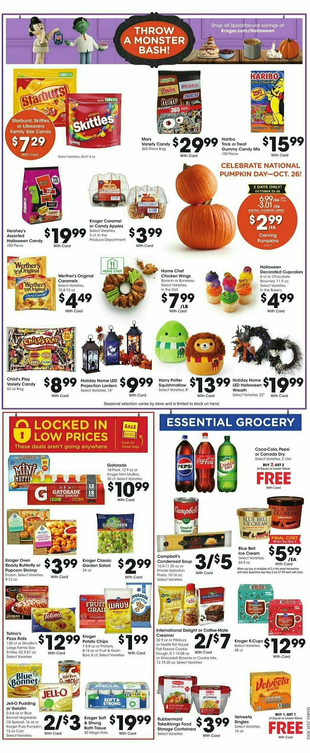 Kroger Weekly Ad from October 25