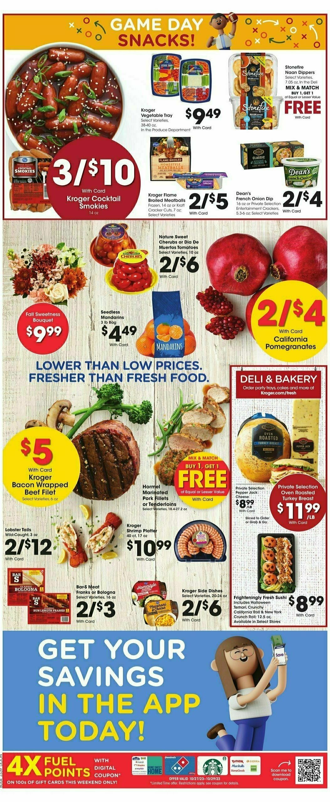 Kroger Weekly Ad from October 25