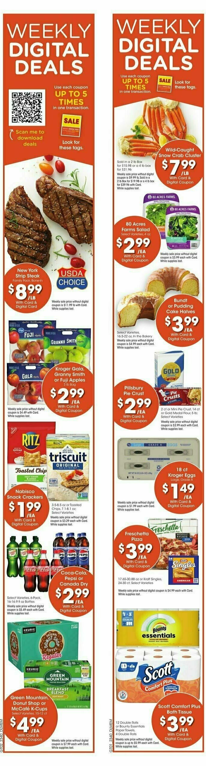 Kroger Weekly Ad from November 1
