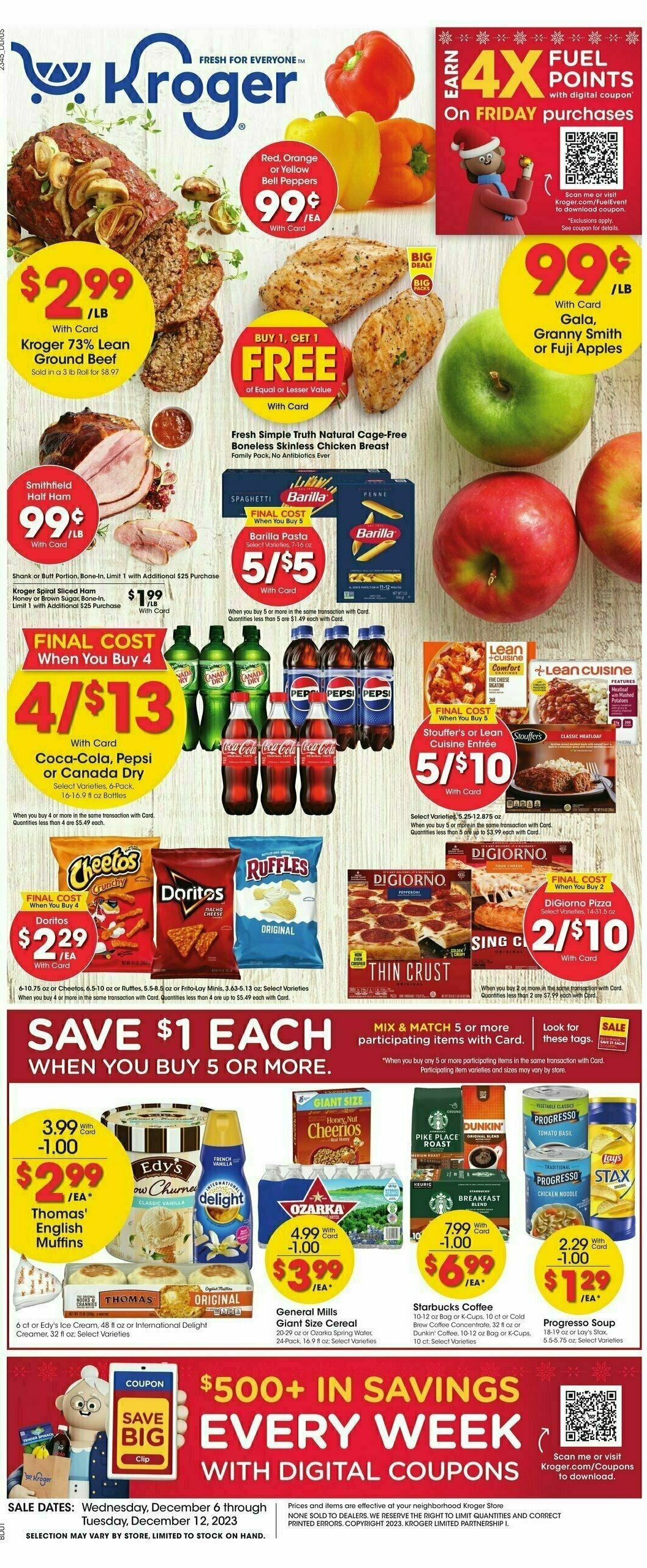 Kroger Weekly Ad from December 6