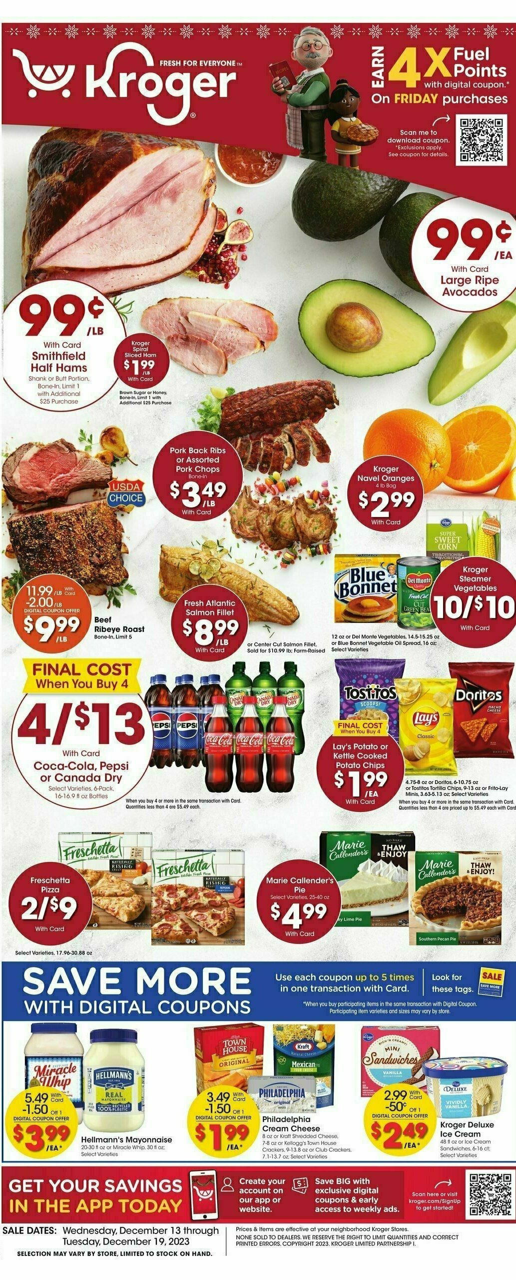 Kroger Weekly Ad from December 13