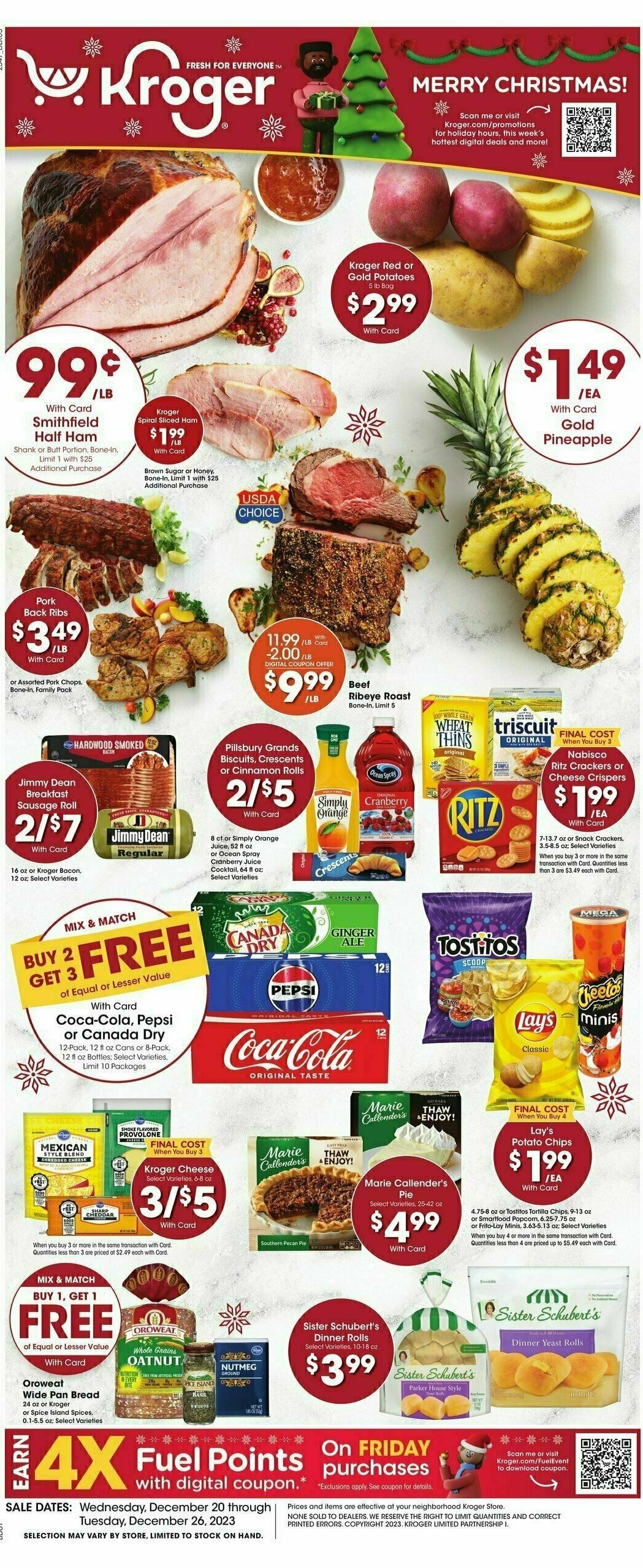 Kroger Weekly Ad from December 20