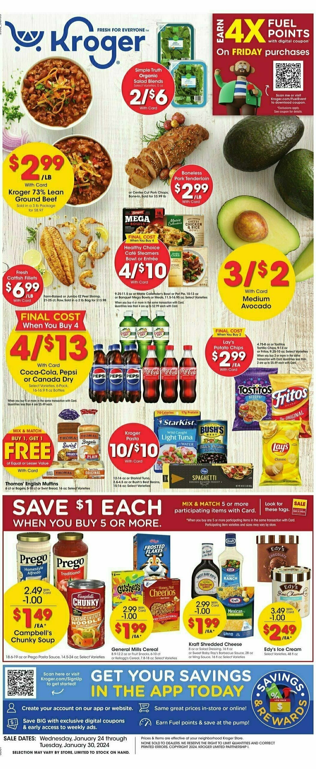 Kroger Weekly Ad from January 24